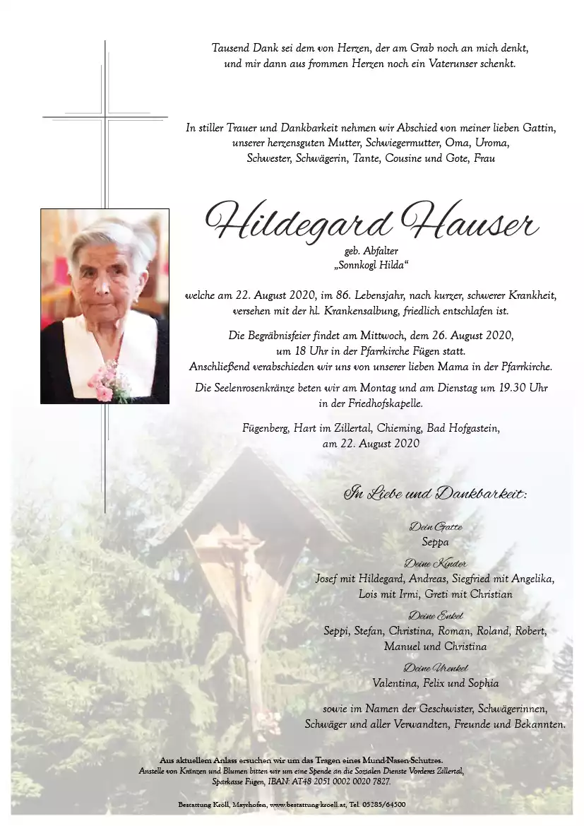 Parte von Hildegard Hauser